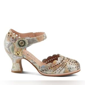 Elegant Multi-Color Heeled Shoes